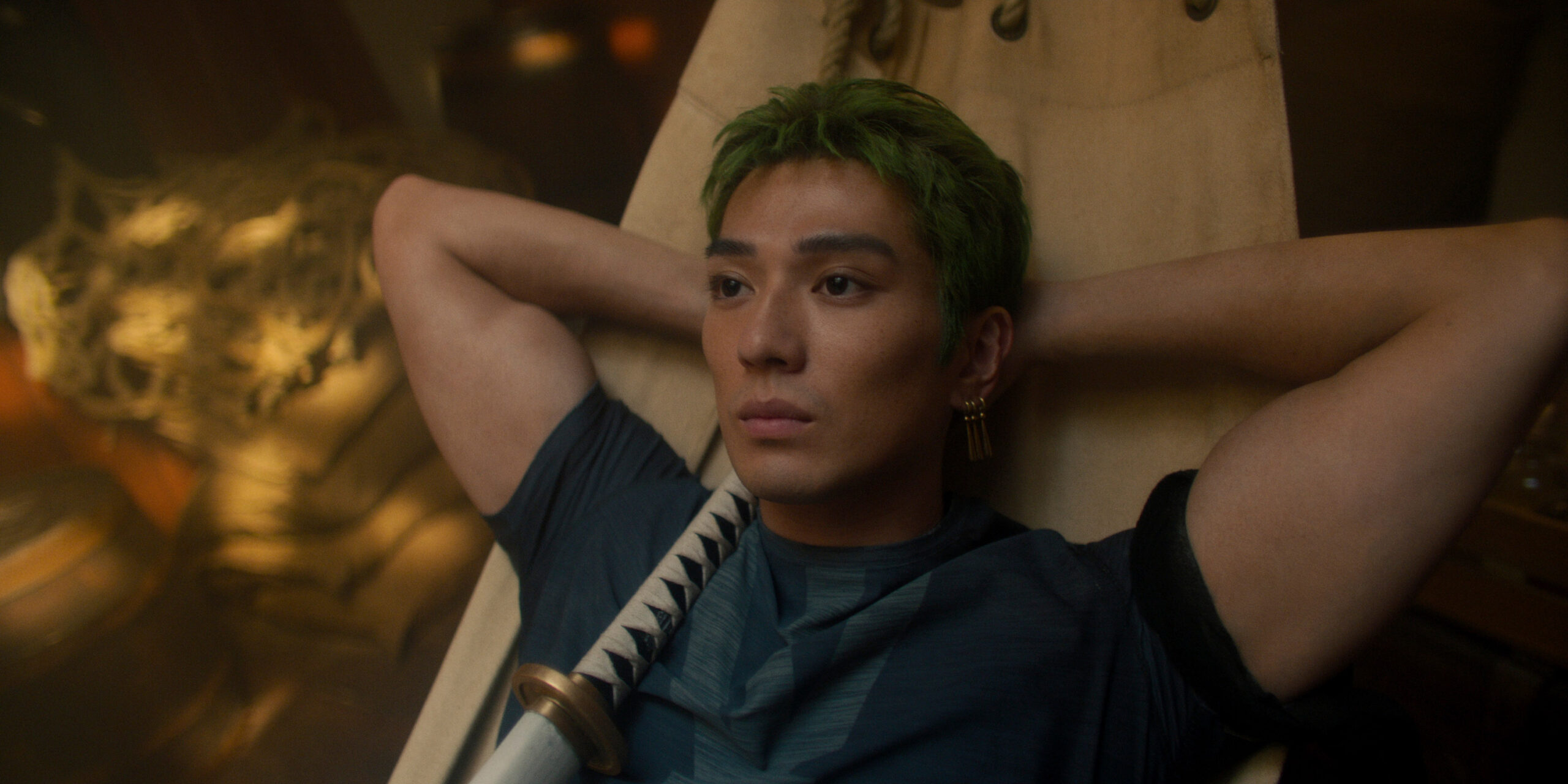 Mackenyu Arata come Roronoa Zoro in One Piece [credit courtesy of Netflix]