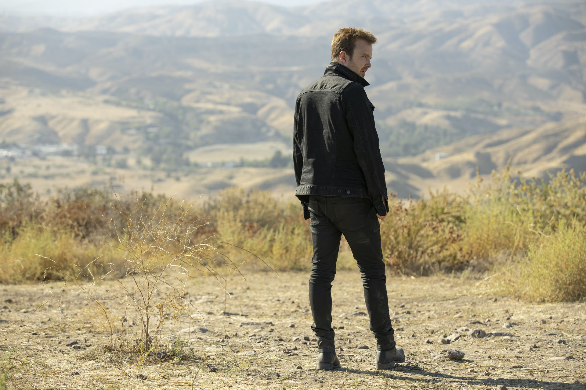 Aaron Paul in Westworld 3x07 [credit: foto di John P. Johnson/HBO; courtesy of WarnerMedia]