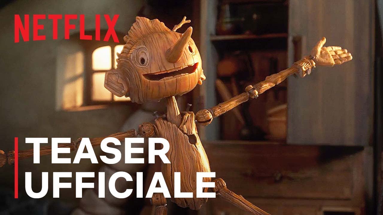 Pinocchio, teaser film di Guillermo del Toro in uscita su Netflix