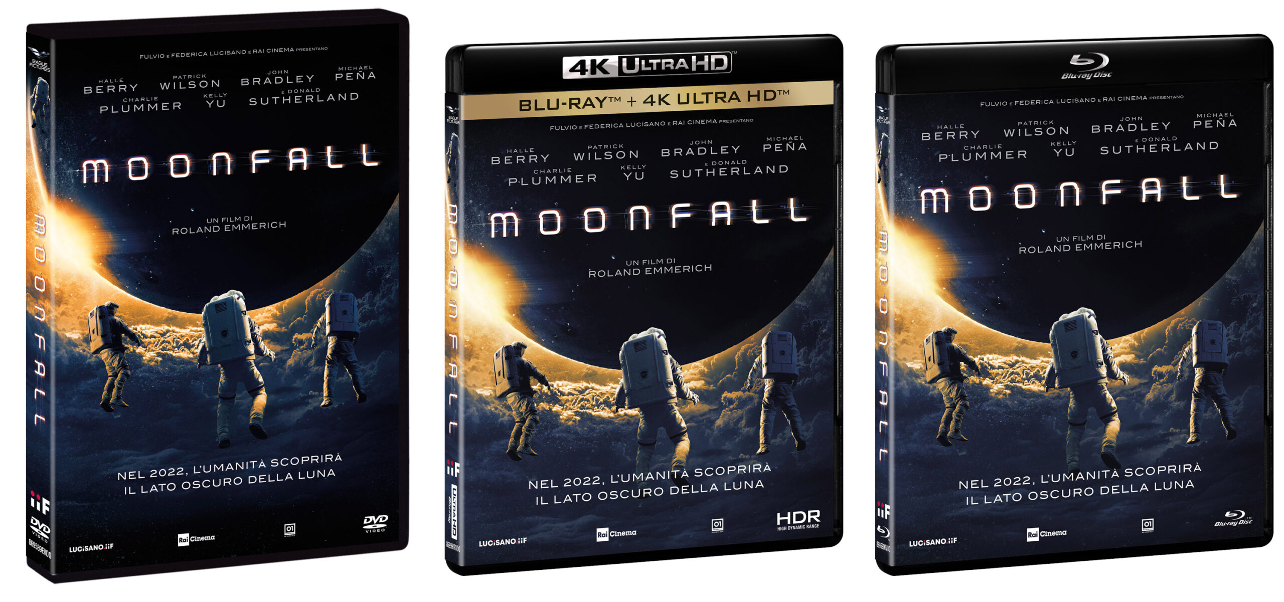 MOONFALL di Roland Emmerich in DVD, Blu-ray e 4k