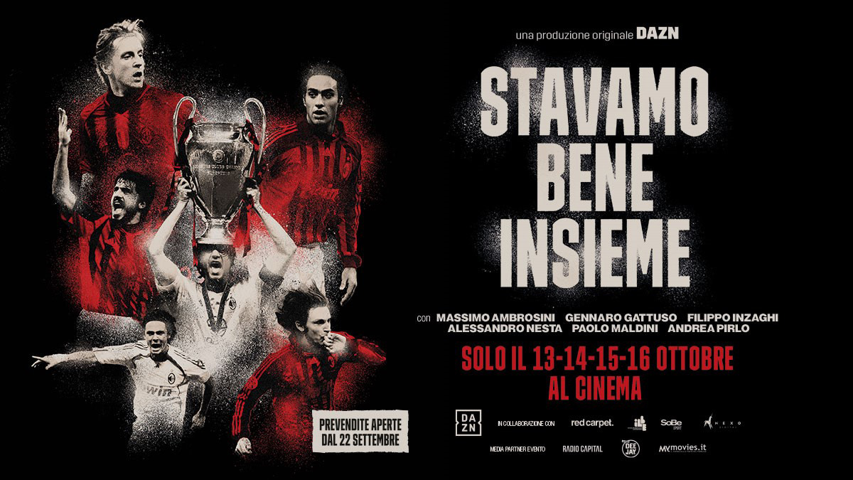 Stavamo bene insieme, trailer del docufilm sul Milan prodotto da DAZN