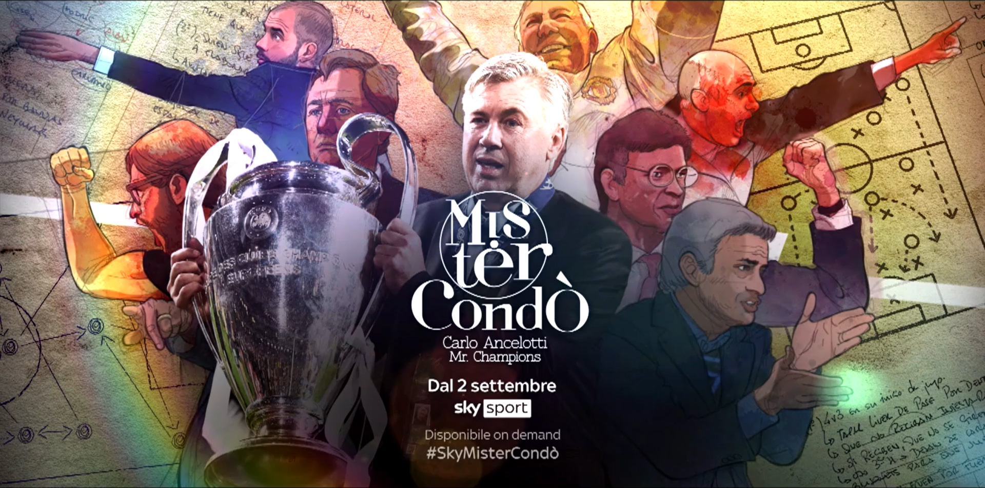 #SkyMisterCondò Carlo Ancelotti - Mr. Champions