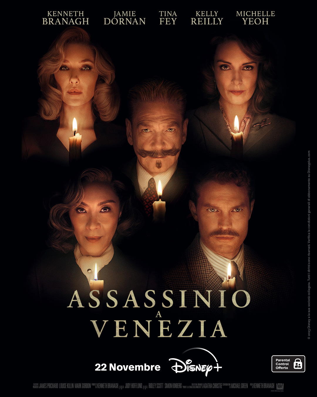 Assassinio a Venezia - Psoter uscita Disney+