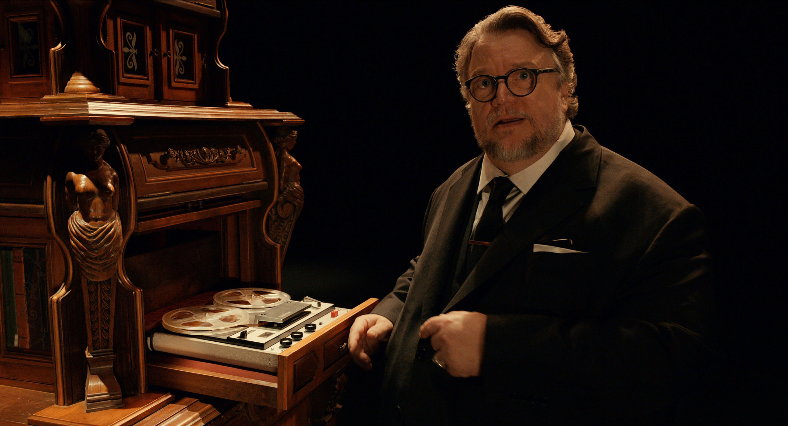 Guillermo Del Toro in Guillermo Del Toro's Cabinet of Curiosities 'The Autopsy' [tag: Guillermo Del Toro] [credit: Copyright 2022 Netflix, Inc; courtesy of Netflix]