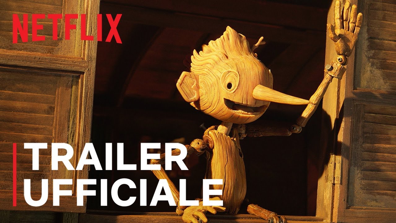 Pinocchio di Guillermo del Toro, trailer del film Netflix
