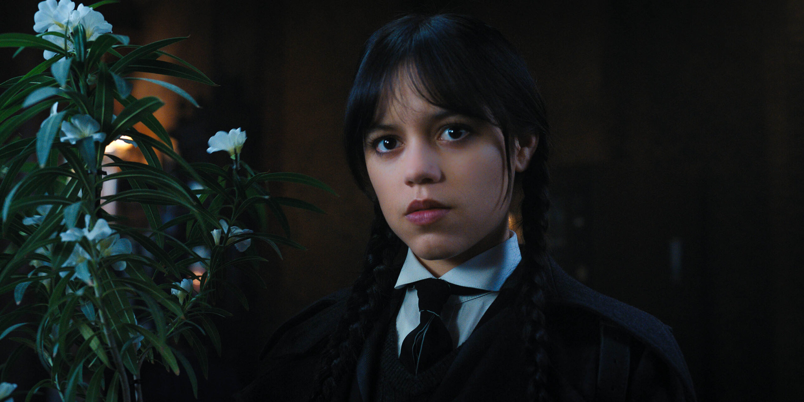 Jenna Ortega come Wednesday Addams in Mercoledì 1x08 [credit: Copyright 2022 Netflix, Inc; courtesy of Netflix]