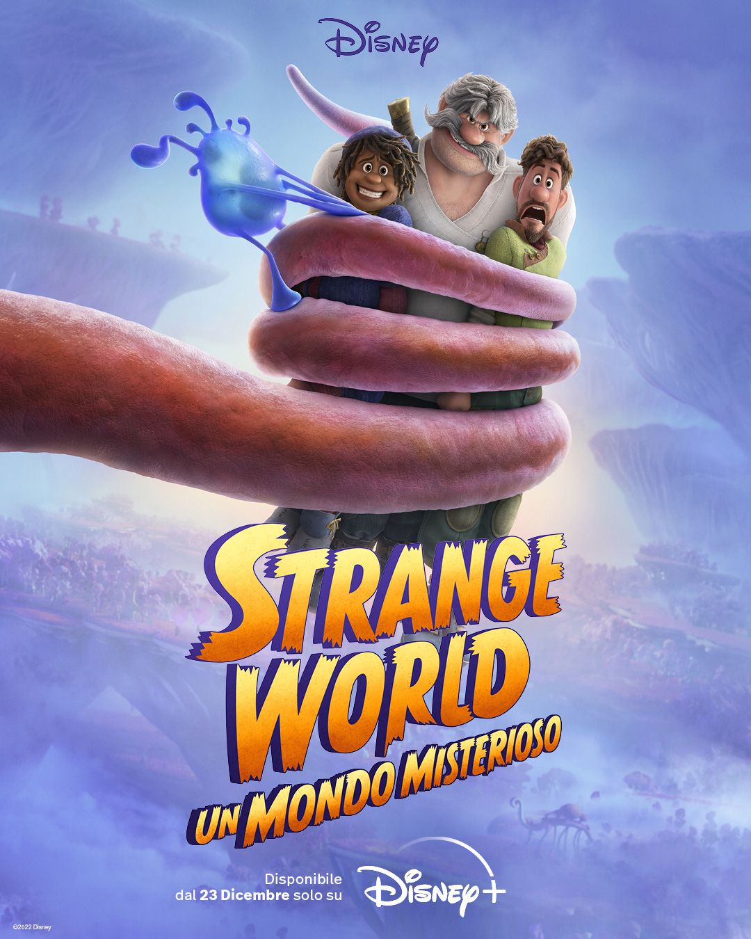 Strange World - Un Mondo Misterioso - Poster Disney+