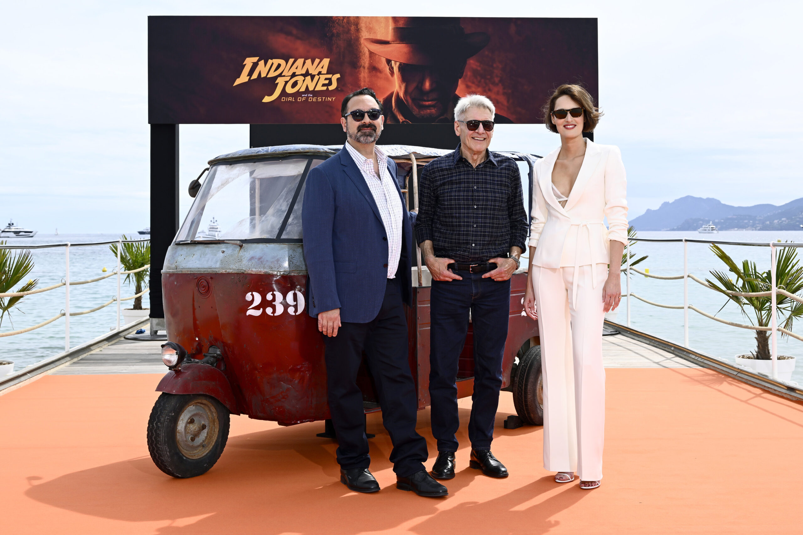 Photocall dilm 'Indiana Jones and The Dial Of Destiny' alla anteprima mondiale del film Indiana Jones e il Quadrante del Destino al Festival di Cannes 76 il 18 maggio 2023 [credit: Gareth Cattermole; Copyright 2023 Getty Images; courtesy of Disney]