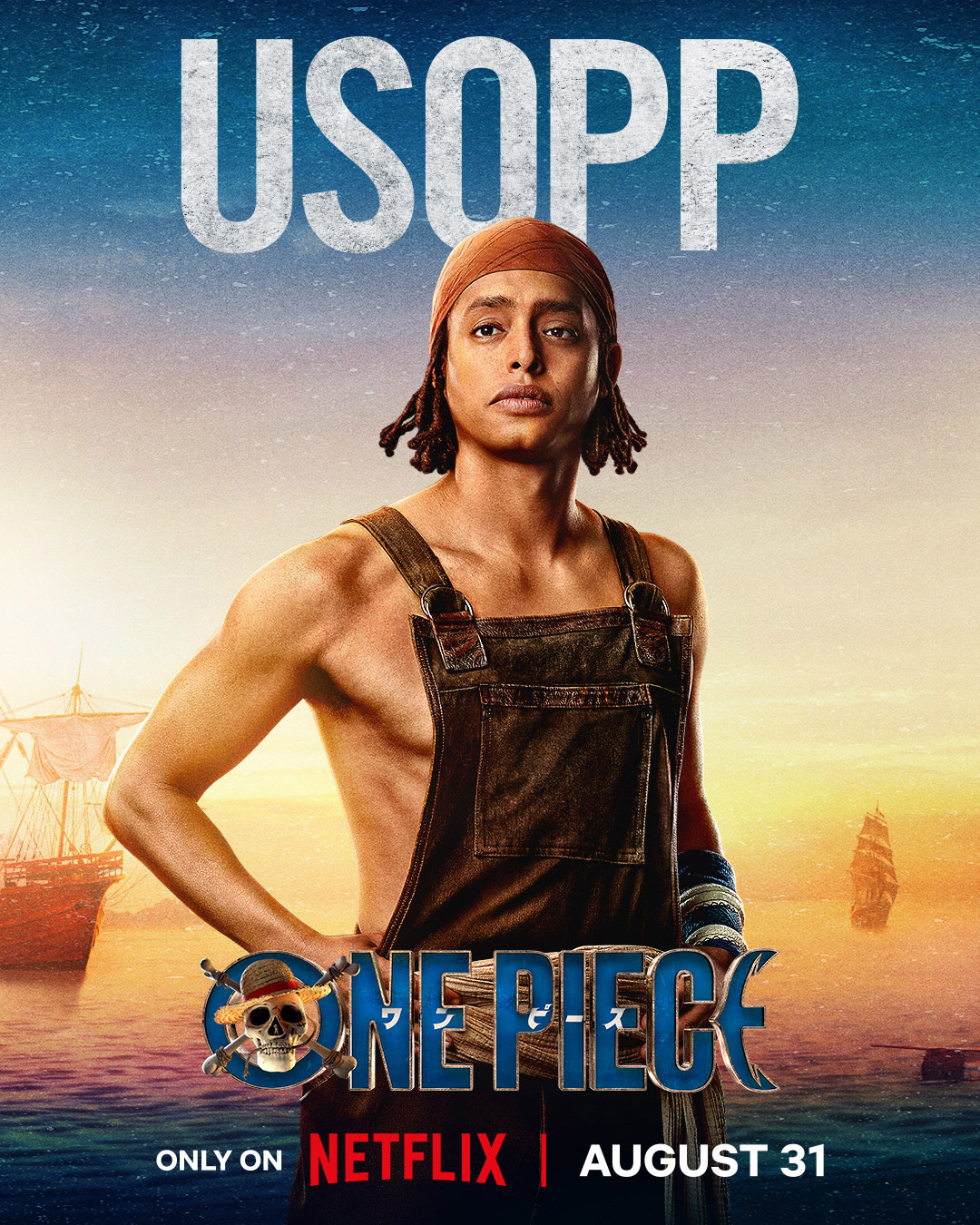 One Piece Netflix - poster personaggio Usopp