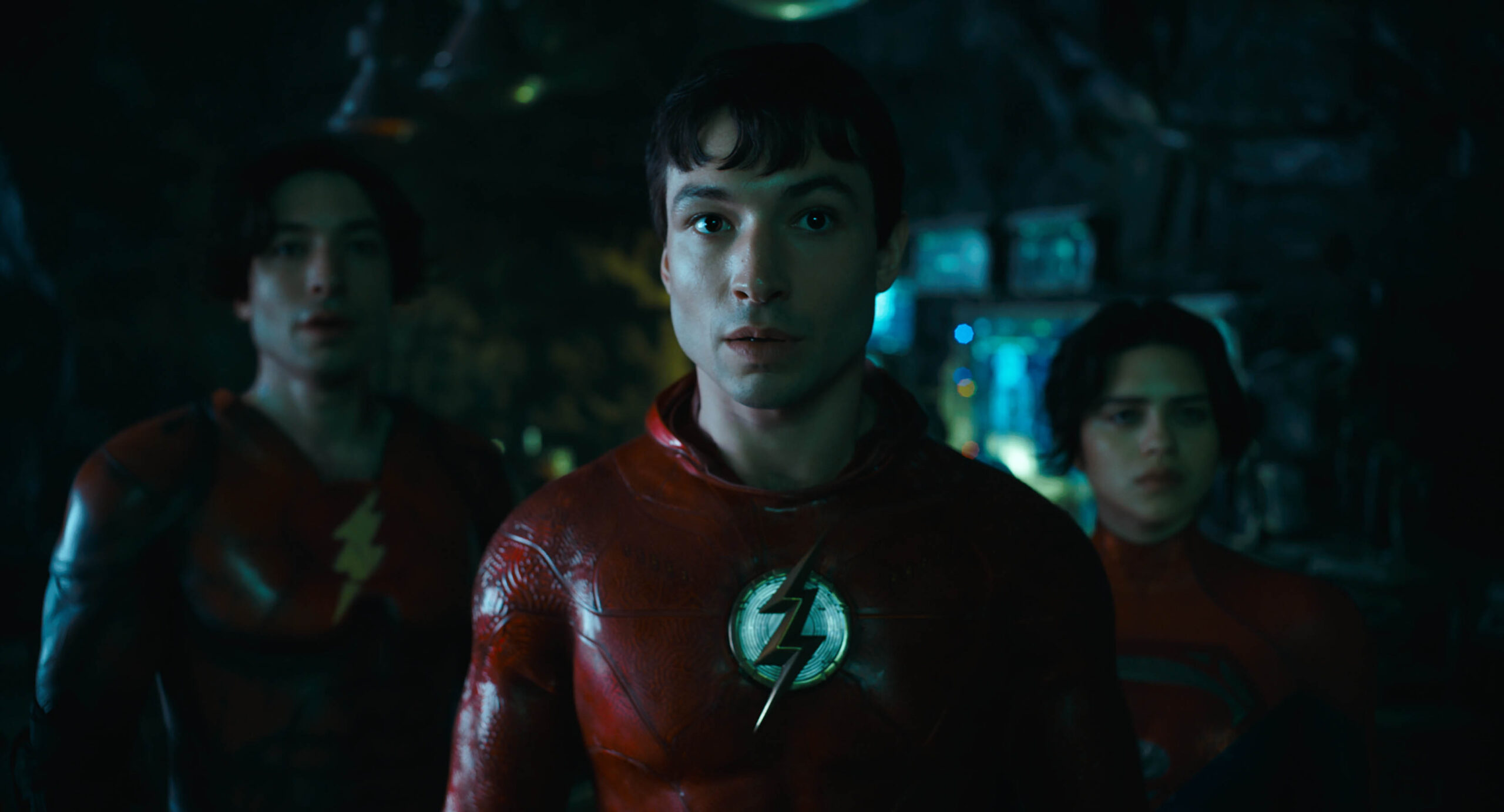 Ezra Miller come The Flash in The Flash [tag: Ezra Miller] [credit: Copyright 2022 Warner Bros. Entertainment Inc.; courtesy of Warner Bros. Pictures]