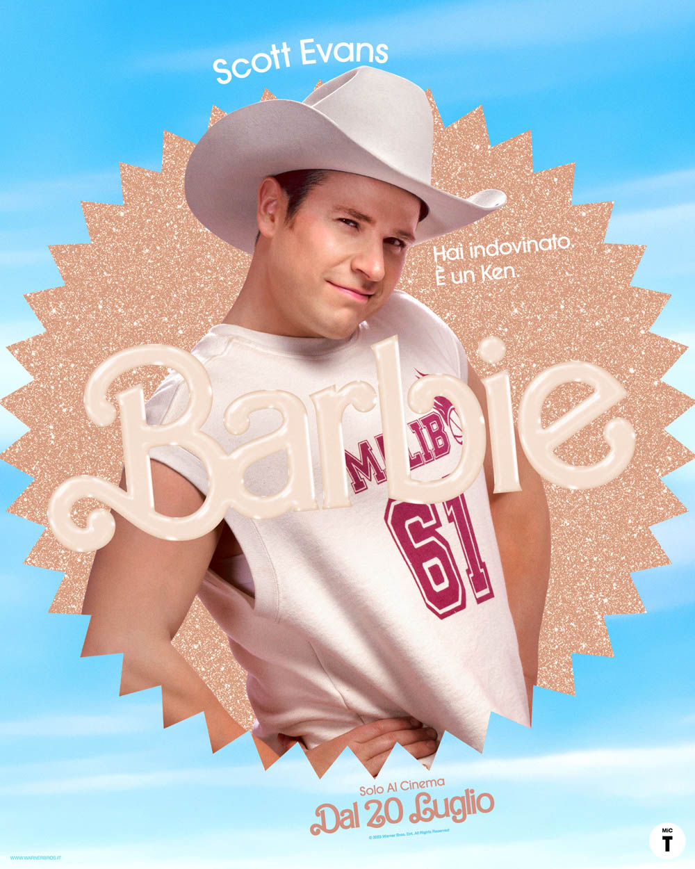 Barbie - Poster personaggio Scott Evans