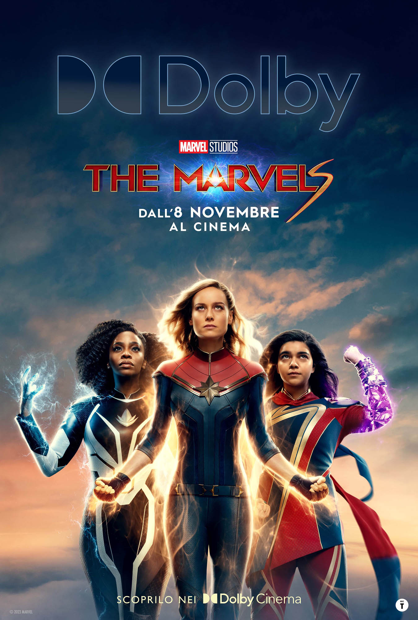 The Marvels - Poster italiano 'Dolby'