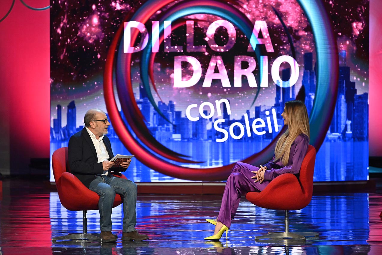 Dario Vergassola con Soleil in ONLY FUN - Comico Show 3a stagione [credit: courtesy of Discovery Italia]