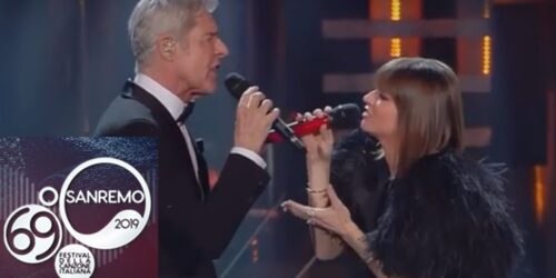 Sanremo 2019, Alessandra Amoroso e Claudio Baglioni cantano 'Io che non vivo'