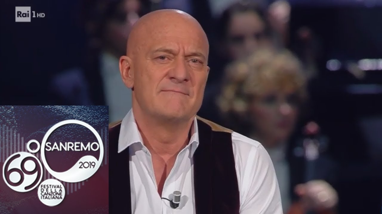 Sanremo 2019, Claudio Bisio nel monologo 'Il mestiere del padre'