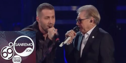 Sanremo 2019, Nino D'Angelo e Livio Cori con i Sottotono cantano 'Un'altra luce'