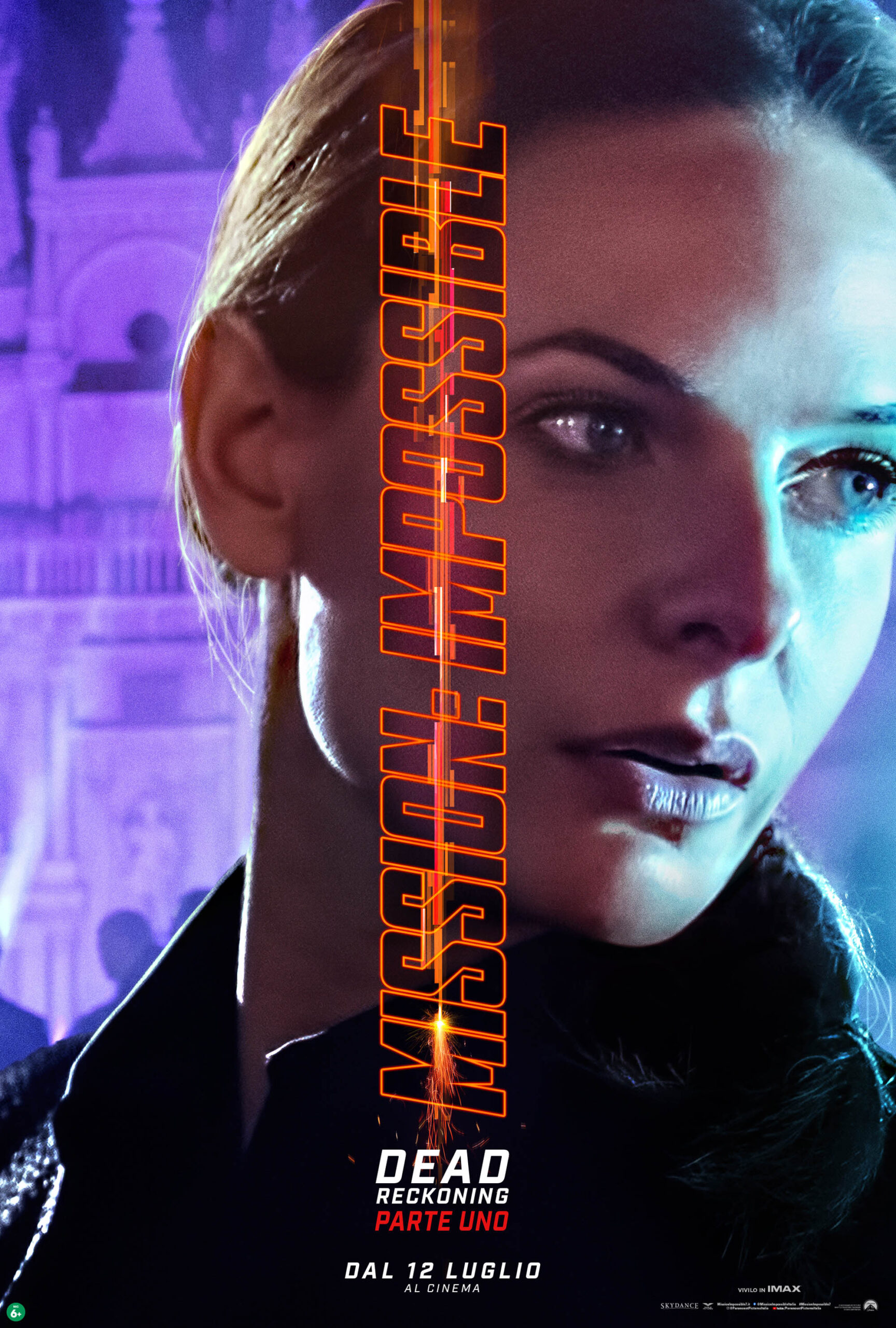 Mission: Impossible - Dead Reckoning (Parte uno) | Character Poster Rebecca Ferguson [credit: courtesy of Paramount Italia]