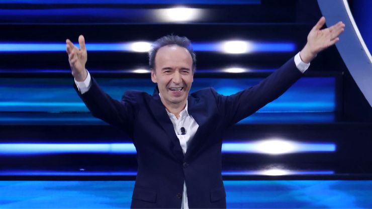 Roberto Benigni festival di Sanremo