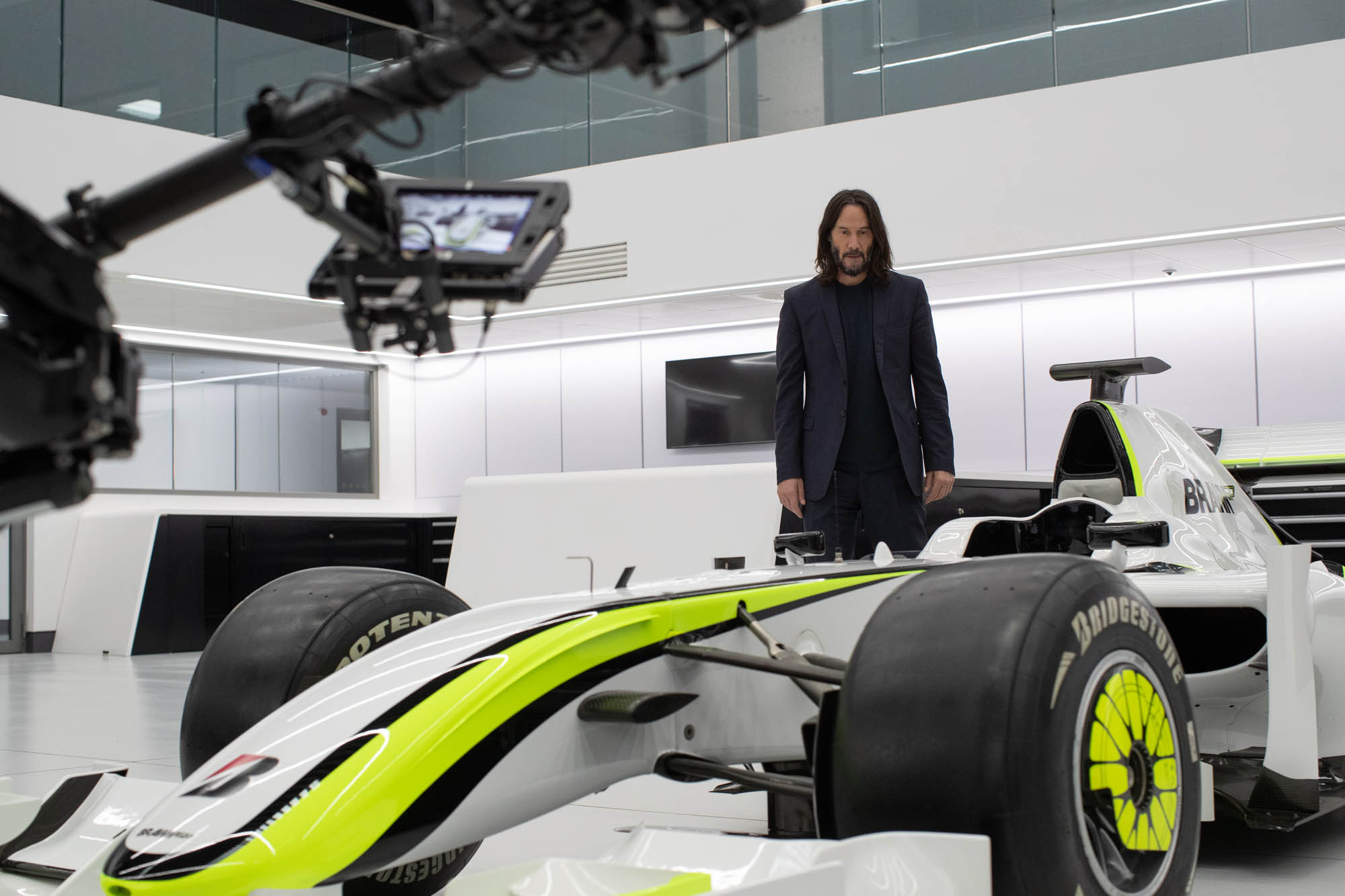 Keanu Reeves in Brawn Una storia impossibile di Formula 1 [credit: Alessio Barbanti; courtesy of Disney]