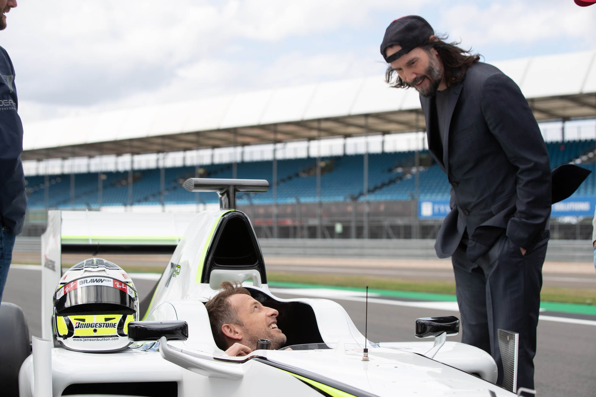 Keanu Reeves in Brawn Una storia impossibile di Formula 1 [tag: Keanu Reeves] [credit: Alessio Barbanti; courtesy of Disney]