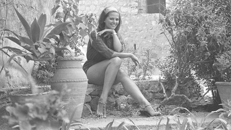 Claudia Cardinale in una vecchia foto