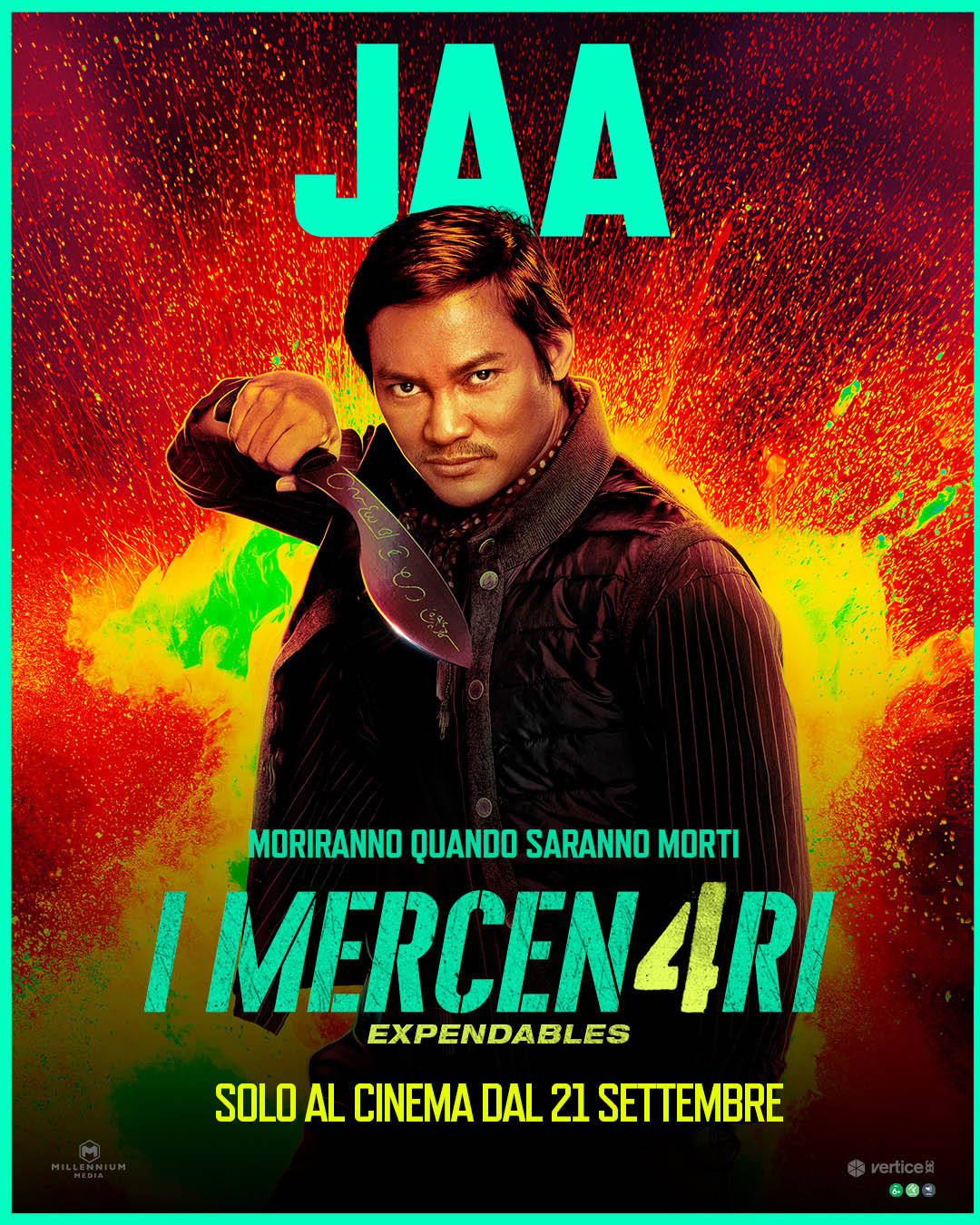 I Mercen4ri - Expendables Poster personaggio Tony Jaa