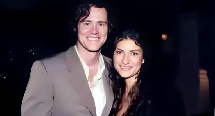 Jim Carrey and Laura Pausini