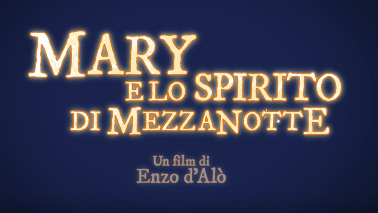 Mary e lo spirito di mezzanotte, logo da trailer del film animato di Enzo D'Alò