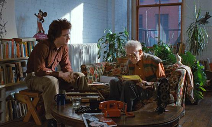 Wim Wenders e Nicholas Ray in Nick's Film - Lampi sull'acqua di Wim Wenders [credit: Copyright 1980 Road Movies. Per gentile concessione di Wim Wenders Stiftung; courtesy of CG Entertainment]