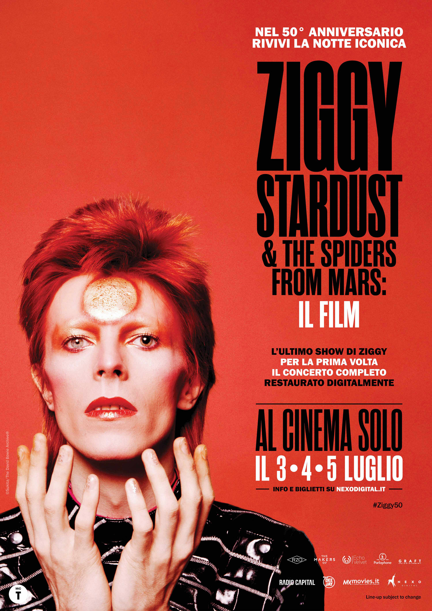 Poster Ziggy Stardust & The Spiders From Mars: Il Film (versione restaurata 2023)