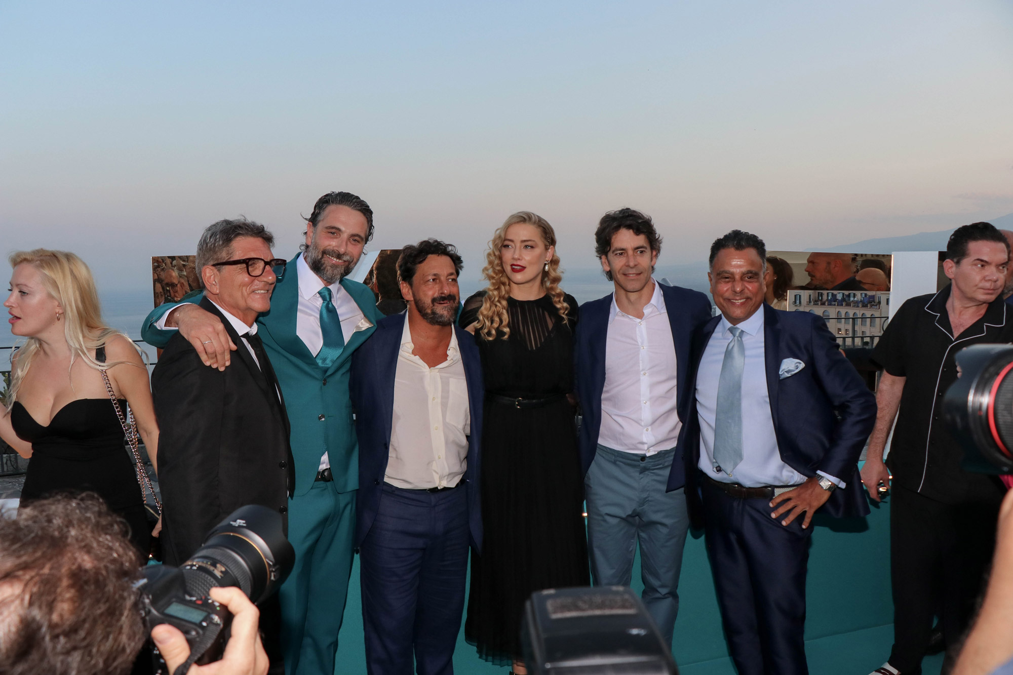 Il cast del film In The Fire al Taormina Film Fest 69 [credit: courtesy of Ufficio Stampa Taormina Film Fest]