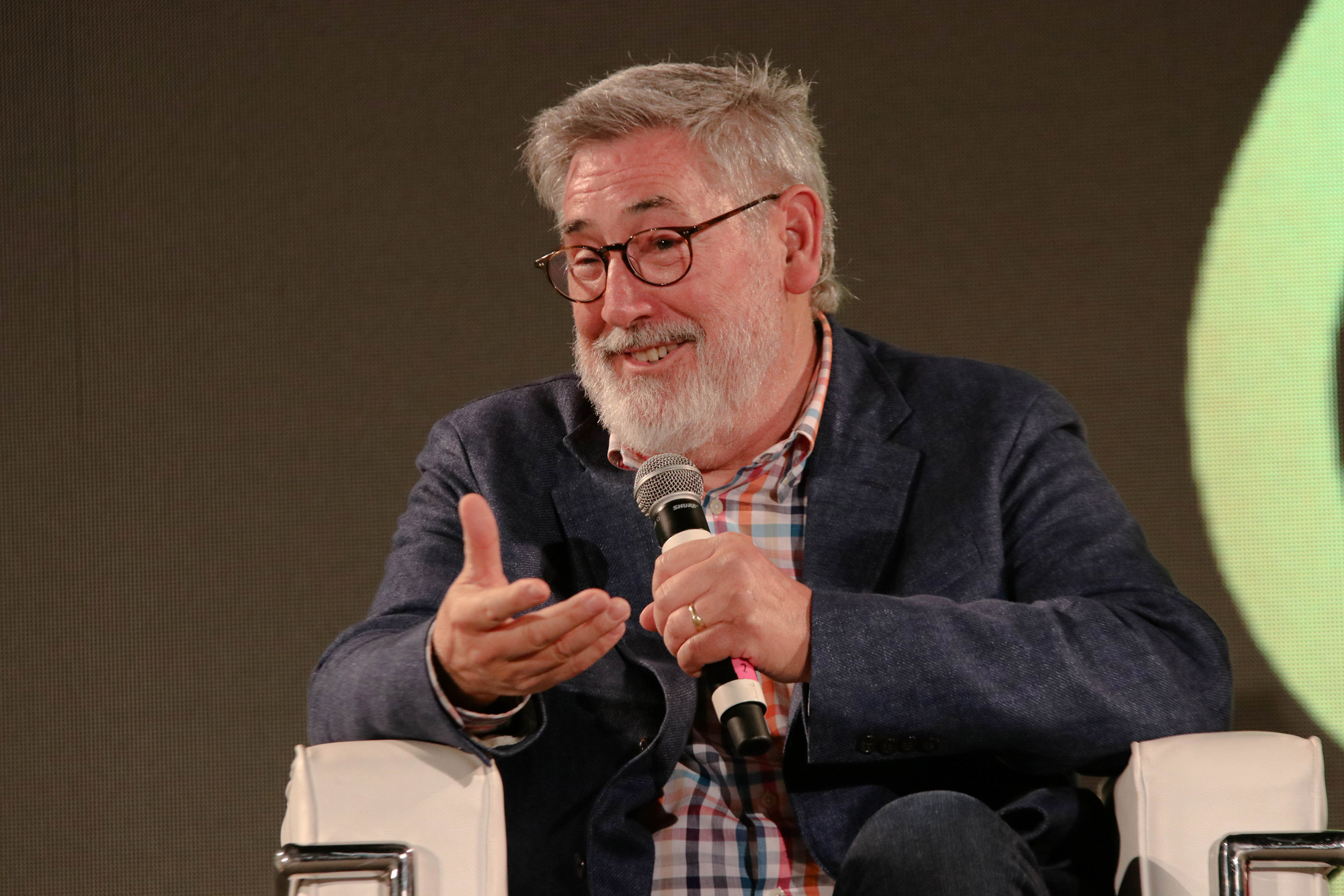 Il regista John Landis al Taormina Film Fest 69 [credit: courtesy of Ufficio Stampa Taormina Film Fest]