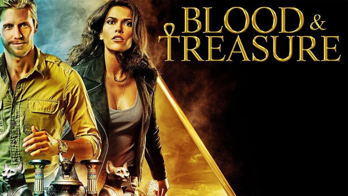 Blood & Treasure logo wide