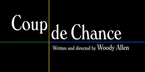 Coup de chance, logo film Woody Allen