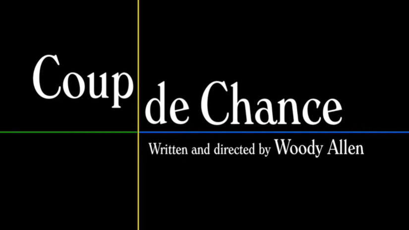 Coup de chance, logo film Woody Allen