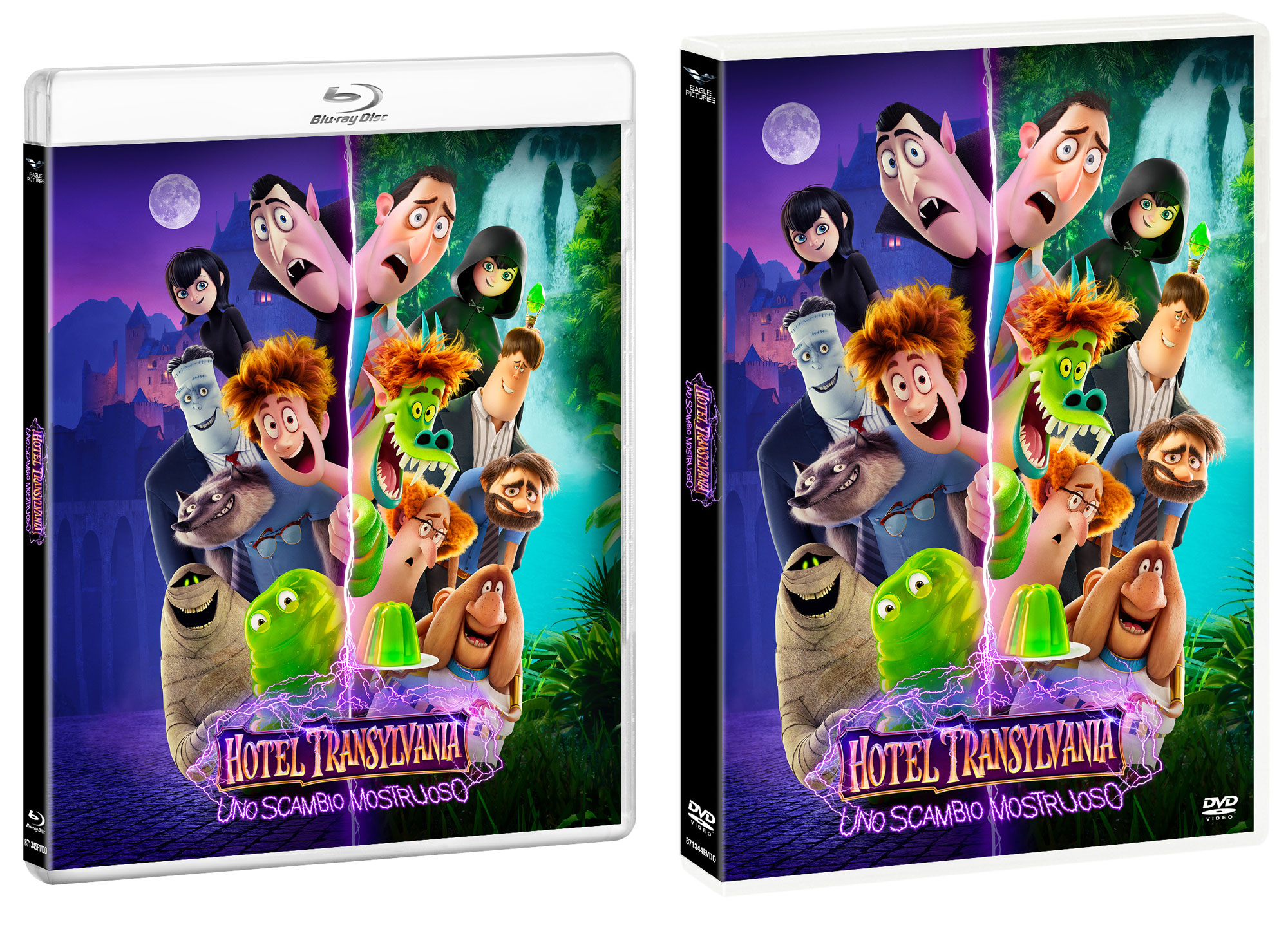 Hotel Transylvania Uno scambio mostruoso in DVD e Blu-ray