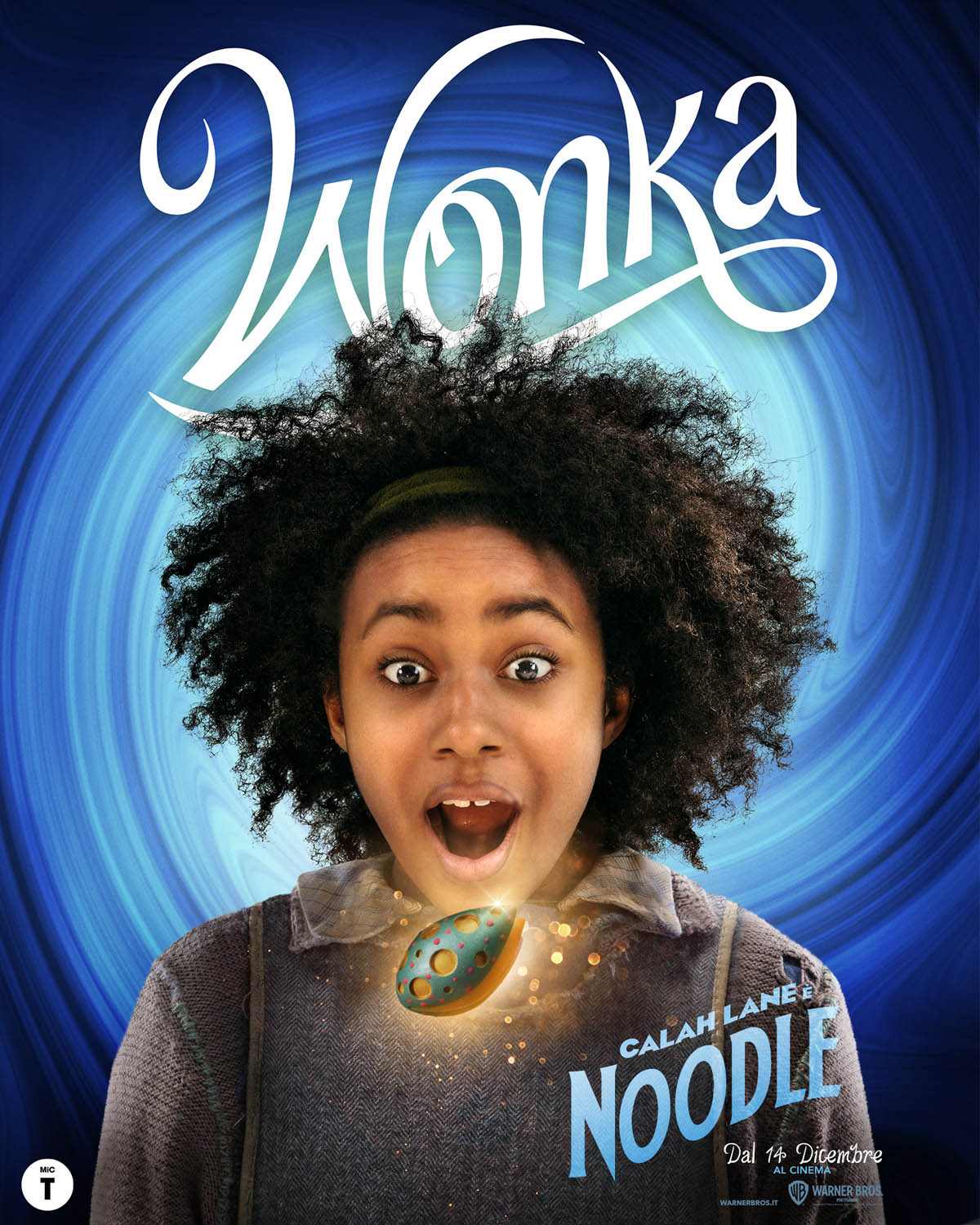 Wonka di Paul King - Poster personaggio Noodle (Calah Lane)