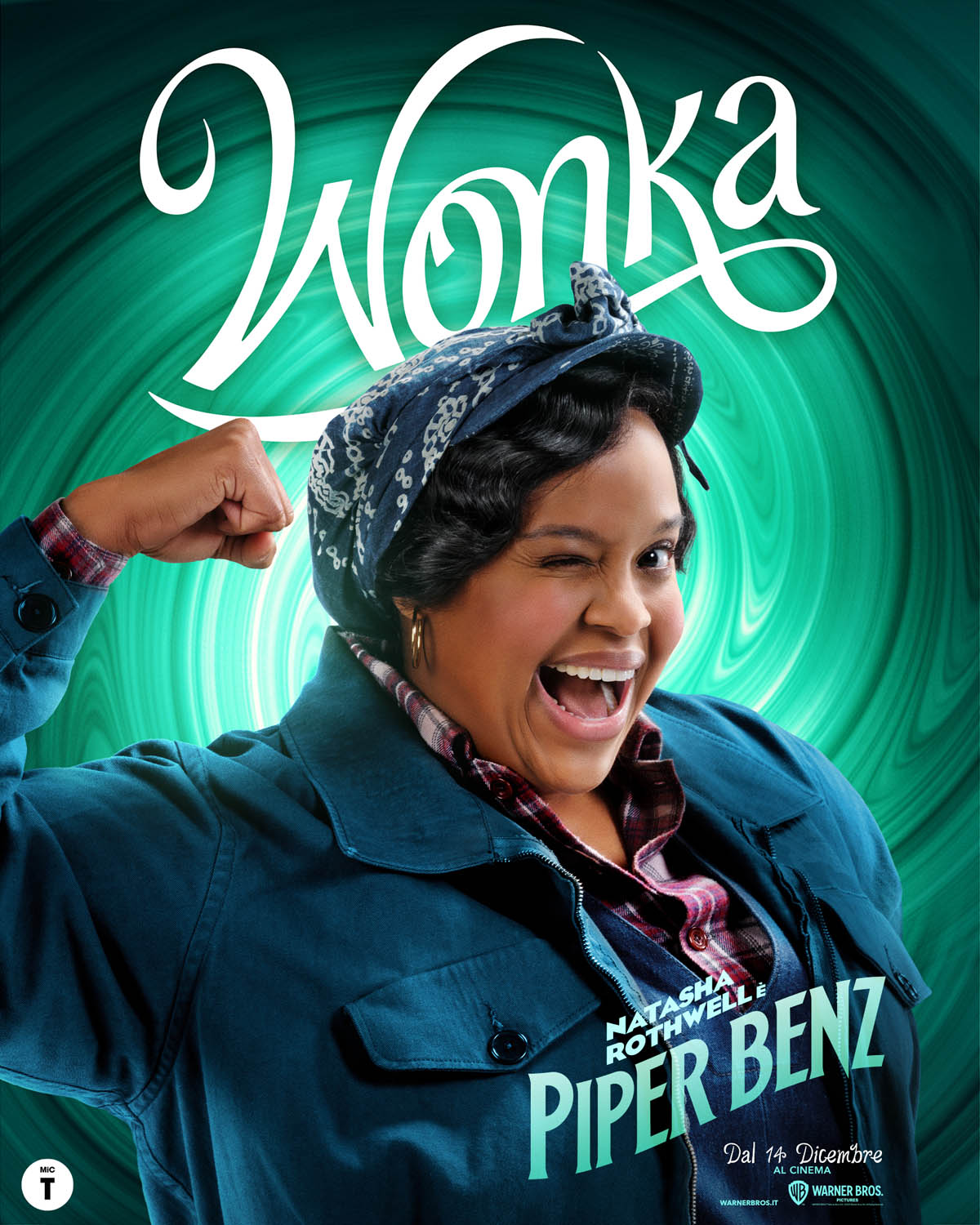 Wonka di Paul King - Poster personaggio Piper Benz (Natasha Rothwell)