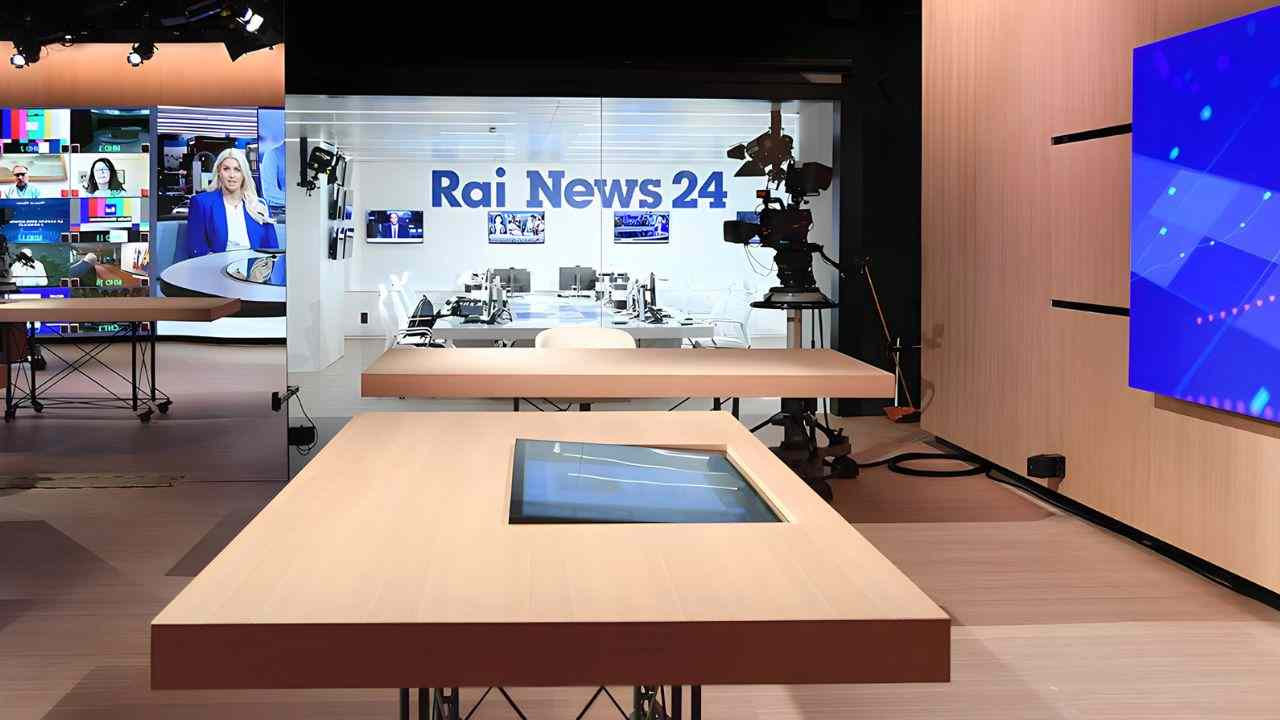 Interno studio RAI - MovieTele.it