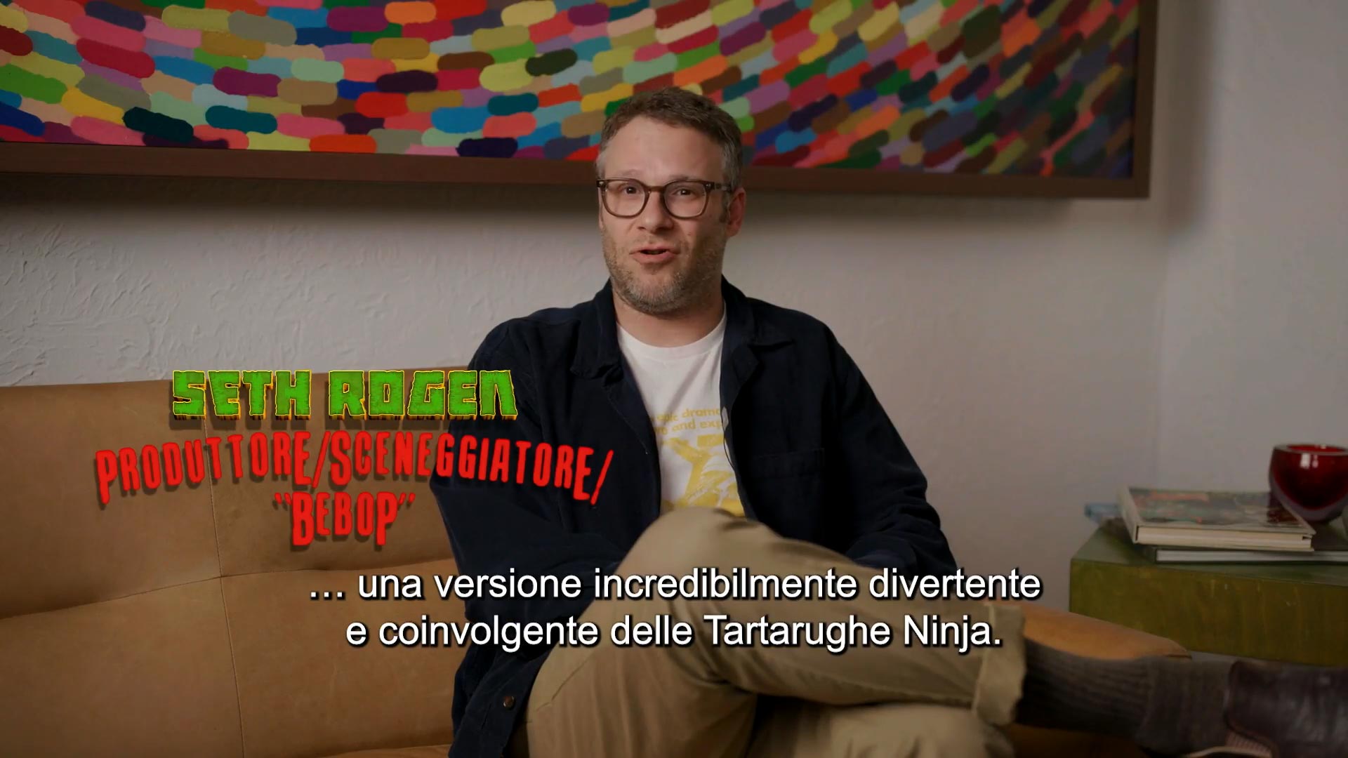 Tartarughe Ninja Caos Mutante, intervista Seth Rogen