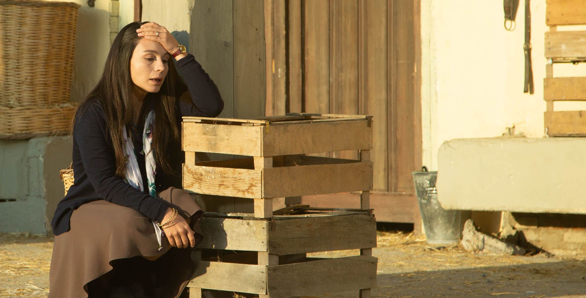 Selin Yeninci (Saniye) in Terra Amara 3 [credit: Toprak Ruzgar; courtesy of Mediaset]