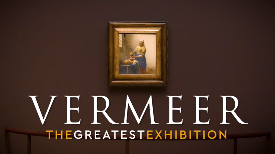 Vermeer. The Greatest Exhibition - logo da trailer