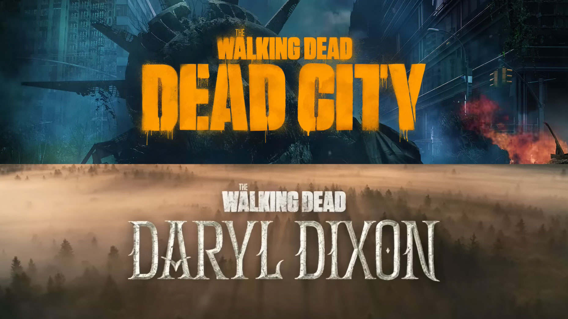 The Walking Dead, spin-off 'Daryl Dixon' e 'Dead City' loghi