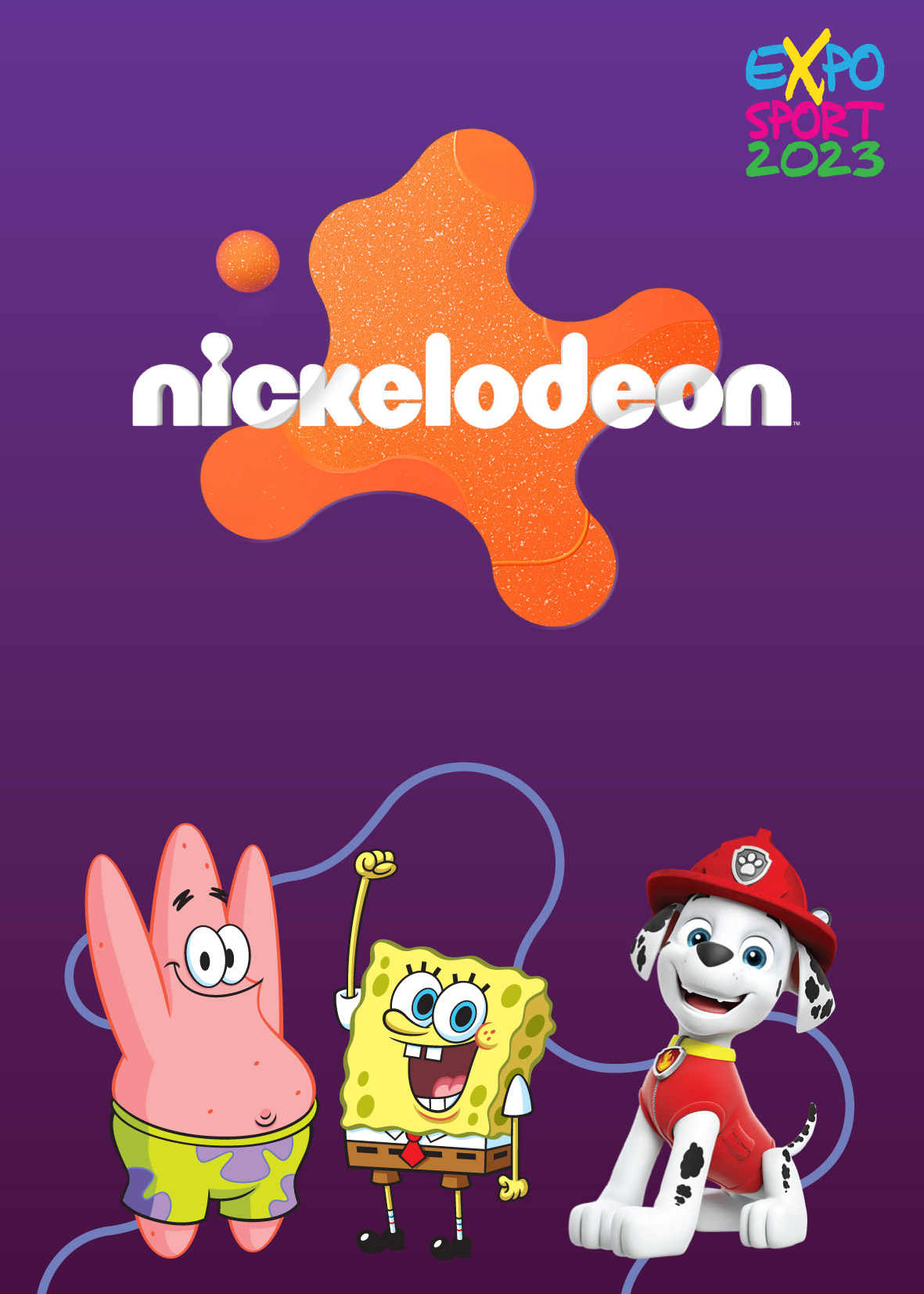 Nickelodeon a Expo per lo Sport 2023 con SpongeBob, Tartarughe Ninja e PAW Patrol (verticale)