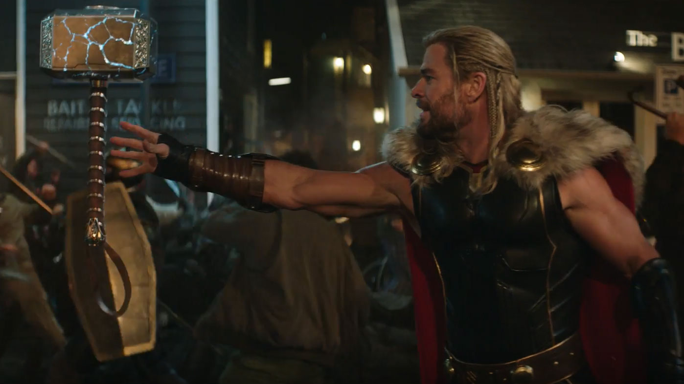 Thor Love and Thunder, scena dal trailer