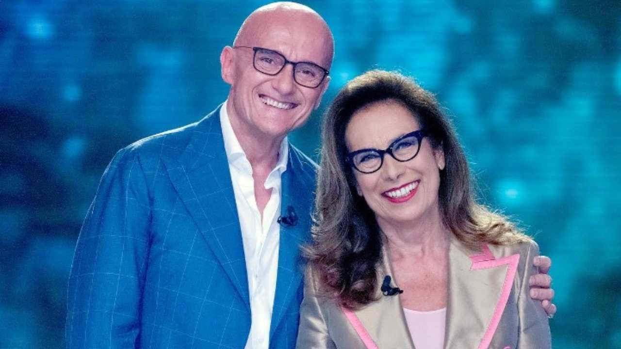 Alfonso Signorini con Cesara Buonamici