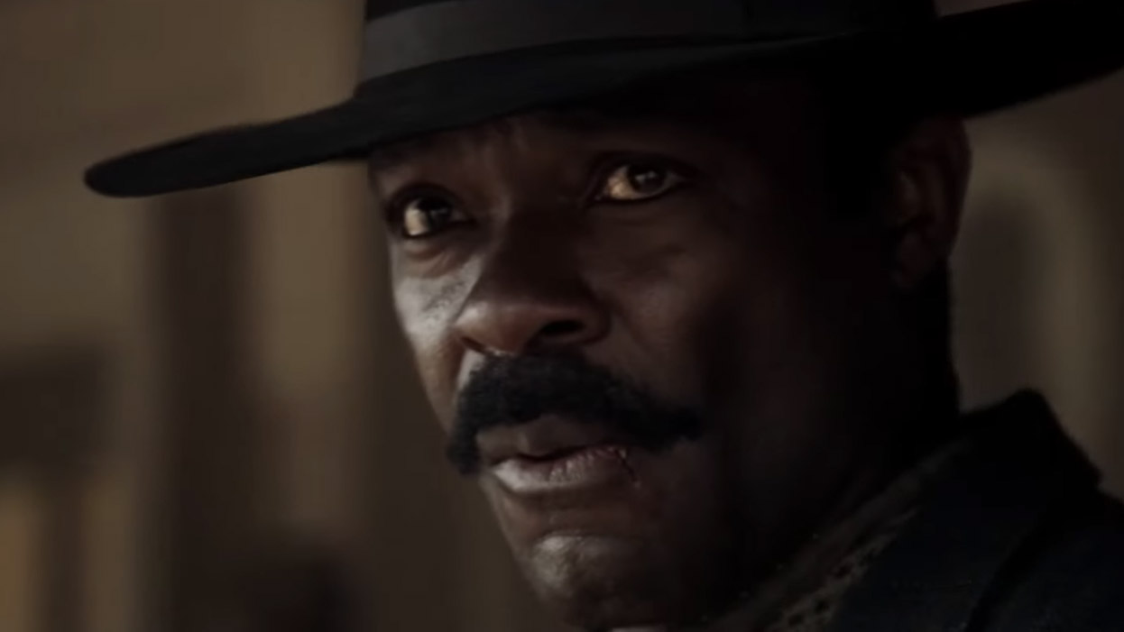 David Oyelowo in Lawmen La Storia di Bass Reeves, scena da teaser trailer