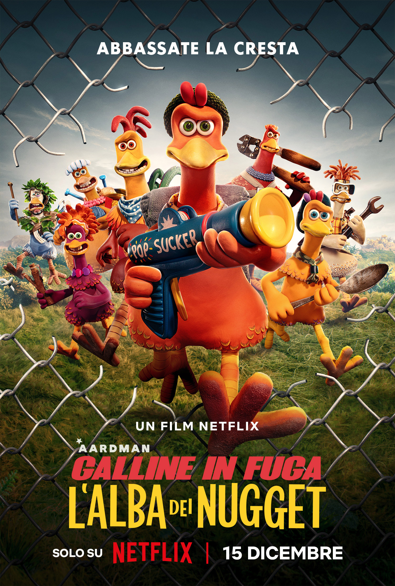 Poster Galline in fuga L'alba dei nugget