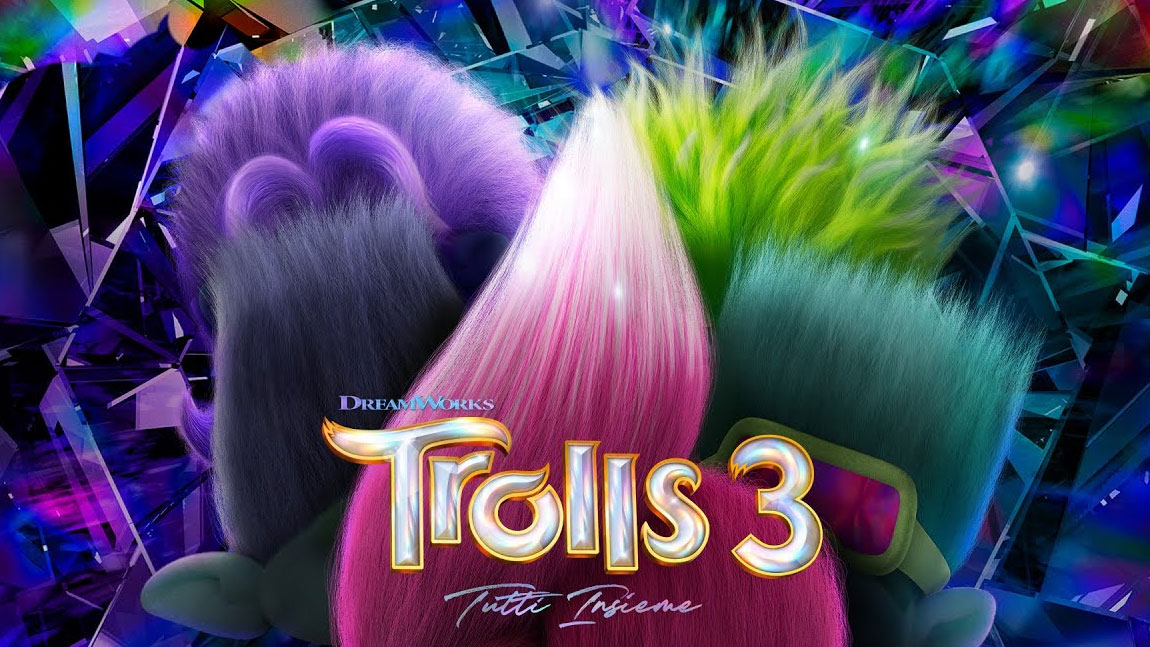 Trolls 3 - tutti insieme - poster wide