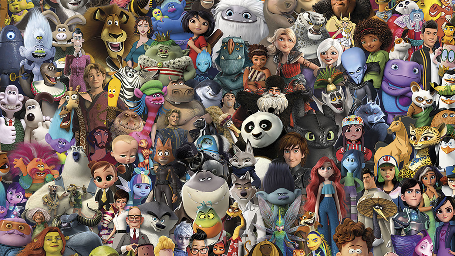 estratto Poster La mostra dei film DreamWorks animation Sogni, magia e avventure